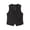 Black, variant on Women's Sleeveless Vest Casual V Neck Tank Tops Linen Blazer Jacket with Pockets Womens Summer Button Waistcoat XS-XL