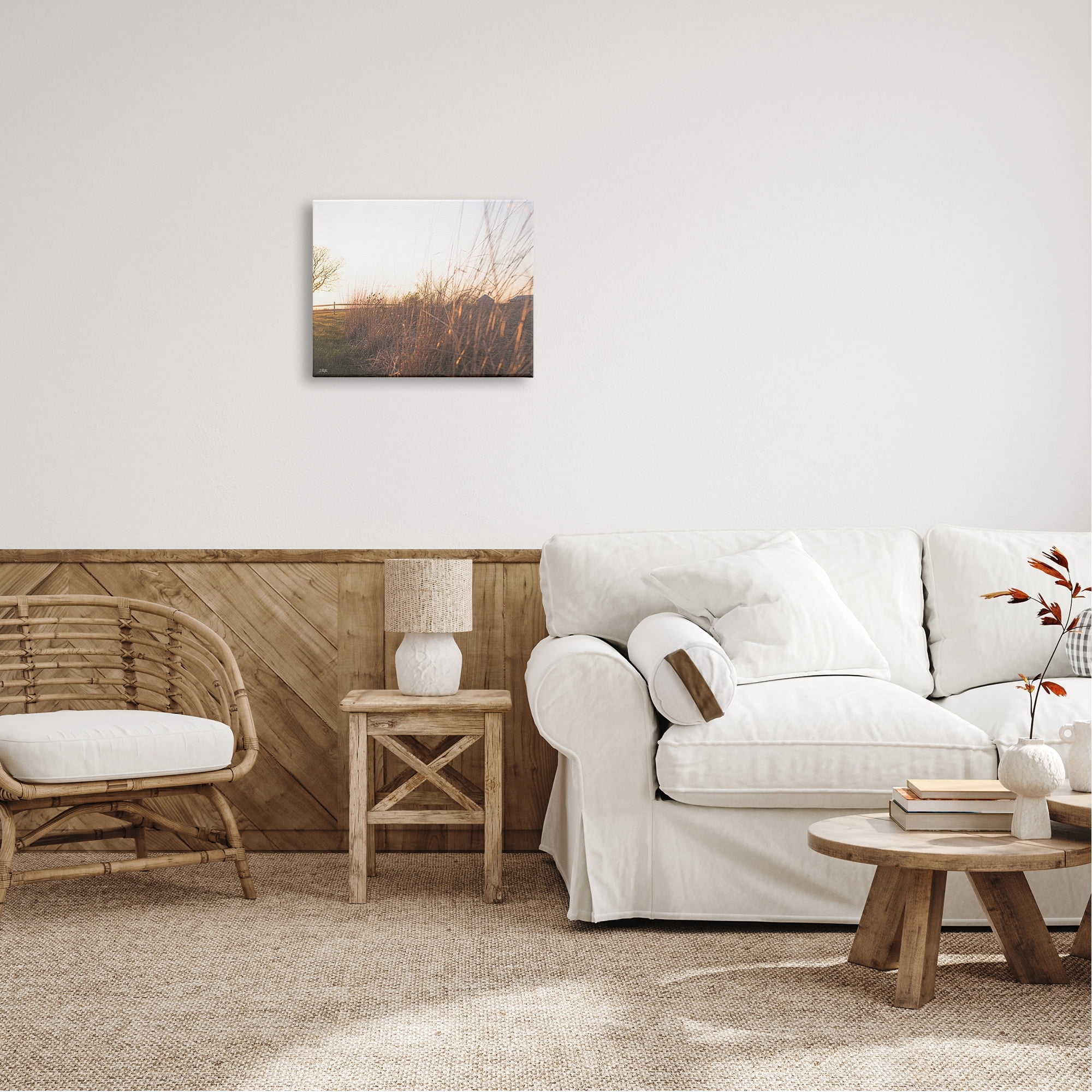 Stupell Industries Countryside Field Tall Grass Summer Sunshine Rays Canvas Wall Art, 40 x 30, Design by Donnie Quillen