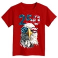 thumbnail image 5 of CAICJ98 4th of July American Flag Vintage 250 Years 1776 2026 USA T-Shirts for Boys Girls (Red,9-10 Years), 5 of 5