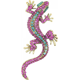 thumbnail image 1 of Bonitos broches de animales Broche de cristal brillante chapado en oro rosa y platino Broche de ojo de gato rosa Alfileres Rosa roja, 3,3*6,2 CM, 1 of 5
