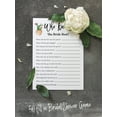 thumbnail image 5 of Inkdotpot 50-PackCactus Taco'bout loveWho Know The Bride Best How Well Do You Know The Bride Bridal Shower Bachelorette PartyGameActivityCards, 5 of 7