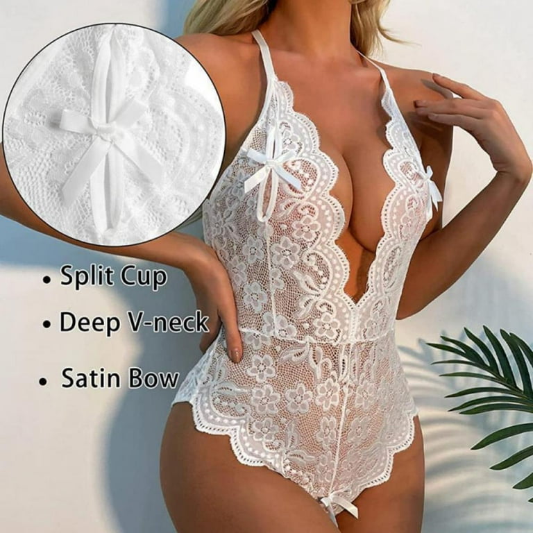 Lace openwork sexy body-shaping bodysuit