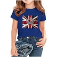 thumbnail image 2 of MKOSPLRT Patriotic Shirts for Boys Girls 2-13 Years Short Sleeve British Flag Shirts Crew Neck Union Jack Tee Shirts Gifts for Kids, 2 of 4