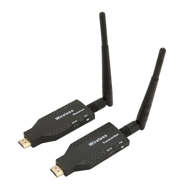 Extensor Inalámbrico De Interfaz Multimedia HD, HDCP V1.2 2 Antena Externa Receptor Transmisor De Interfaz Multimedia HD 50 M 1080P 60 Hz Para Computadora Para Proyector
