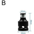 thumbnail image 3 of Socket Adapter Set, Convert Your Power Impact Wrench Into A Drill Or Driver, High Quality Material Ensures Maximum Strength And Durability, 2PCS, 3 of 4