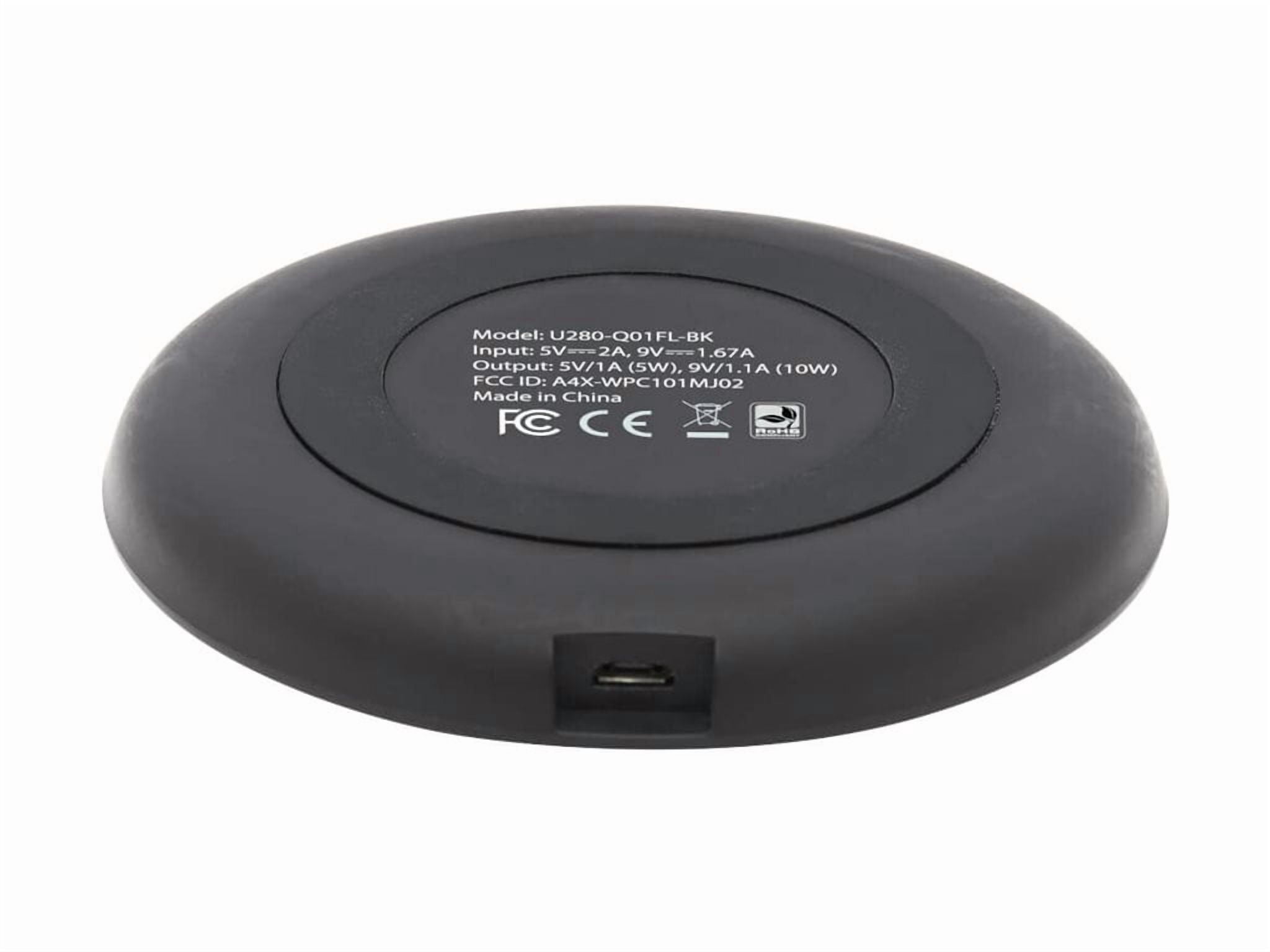 Tripp Lite U280-Q01FL-BK 10W Wireless Fast-Charging Pad - Black