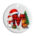 thumbnail image 2 of Adornos Navideños Acrílicos de 26 Letras | Decoraciones Colgantes Navideñas Personalizadas | Colgantes Del Alfabeto Ligeros y Duraderos | Decoración Navideña para El Hogar y La Oficina | Corona para, 2 of 6