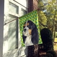thumbnail image 2 of Carolines Treasures LH9189-FLAG-PARENT Cavalier Spaniel St. Patricks Day Shamrock Portrait Flag  multicolor, 2 of 4