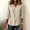 Beige, variant on Women's Asymmetric Hem Long Sleeve Wrap Blouse Side Tie Wrap Tunic Fall Boho Gauze V Neck Button Loose Pullover Wine