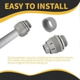 thumbnail image 2 of Conduit Connectors, 1 Inch Liquid Tight Connector NPT Non-Metallic for PVC Electrical Fittings, 180°, 2 of 5