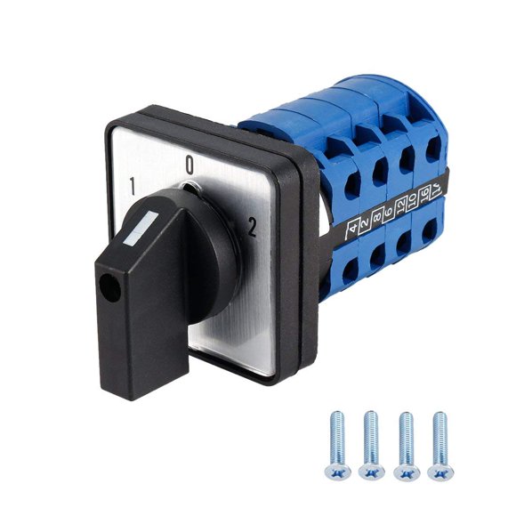 VictorsHome Changeover Switch LW28-20 3 Positions 16 Terminals Universal Rotary Cam Selector Latching Switches 550V 20A
