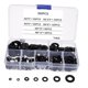 thumbnail image 2 of 500 piezas de ojales Arande de Arandes de plástico Espaciadores Cableado ductores eléctricos y junta de obturació Negro Gloria Junta de aislamiento de arandela plana, 2 of 9