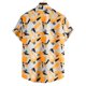 thumbnail image 4 of Camisas Hawaianas Para Hombre Hombres Casual Top Camisa Botón Abajo Impreso Casual Tops Camisa Verano Manga Corta Trabajo Solapa Camisa (Yellow, S), 4 of 7