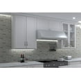 thumbnail image 5 of Evon Chelsea Beige Natural Stone Mosaic Sheet Wall Tile, 5 of 5