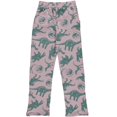 thumbnail image 5 of Jurassic Park Boys Adaptive T-Shirt & Cargo Sweatpants Set, Dinosaur Adventure Clothing Little and Big Boys Sizes, Vino/Light Purple, Medium, 5 of 8