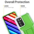 thumbnail image 2 of FITO For Samsung Galaxy A03S 5G Case, Phone Case with Screen Protector and Kickstand (Green), 2 of 6