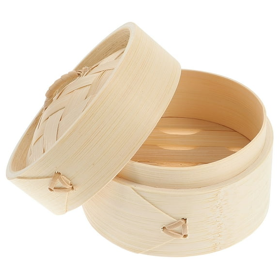 FRCOLOR  Kitchen Steamer Bamboo Cooking Basket Bao High Temperature