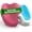 Pink, variant on Caromop Cooling Gel Memory Foam 3-layer Seating Cushions for office chair Black U-Shaped , Stain Resistant, 17.8 in x 13.8 in