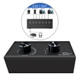 thumbnail image 1 of Audio Switch Audio Switcher Box, 6 In 1 Out, Stereo AUX Audio Selector, Portable Compact With 3.5mm Audio Cable For Headph Laptop PC Ph, 1 of 8