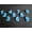 Blue, variant on 10PC 3D printing of 0-9 number refrigerator magnet with frame