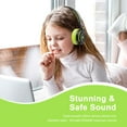 thumbnail image 5 of Seenda Kids Bluetooth Headphones for Girls Boys, Wired & Wireless Headphones for Kids with Microphone, 85/94dB Safe Volume, Colorful LED Light, 35Hrs Playtime, Back to School Gifts for Kids, 5 of 9