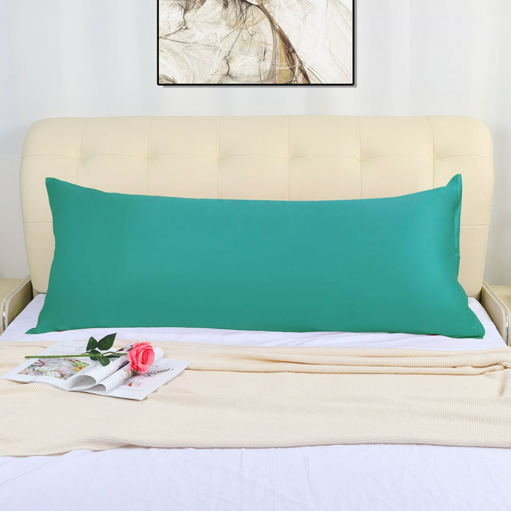 Body Pillow Cover Long Bolster Pillowcase Covers w Zipper Green 20"x72