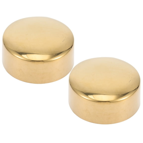 2 Pcs End Caps for Tubing Rail Handrail Head Household Railing Projects Plugs