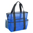 thumbnail image 3 of Bolsa de playa Zulema Organizador de malla grande Azul, 3 of 8