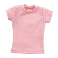 thumbnail image 3 of Camiseta de moda a escala 1/12, ropa para muñecas de 12 pulgadas, modelo de muñeca, vestido Rosa, 3 of 9