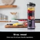 thumbnail image 3 of Ninja Blast Licuadora Portatil Recargable para Smoothies,Batidos,Ninja frappe de cable desmontable USB tipo C, vaso licuadora de 532ml(18 oz) Negro(Reacondicionado) (Púrpura Metálico), 3 of 5