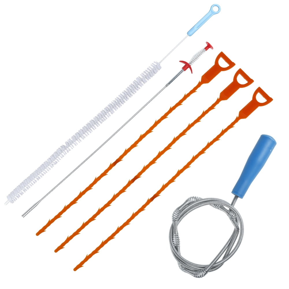 Drain Clog Remover Tool Cleaner Sink Snake Bathroom Tub Toilet Kitchen