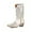 White, variant on CORRAL Girls' White Glitter Inlay Snip Toe Cowboy Boots, Size: 2.5, Width: T (T0021-T-2.5)