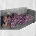 thumbnail image 5 of Modern Soft Flannel Fleece Blanket, Young Woman of Long Hair Beauty Feminine Design Wavy Hair Pinkish Tones, Cozy Plush for Indoor and Outdoor Use, 50" x 70", Dried Rose Pink Peach, by Ambesonne, 5 of 5