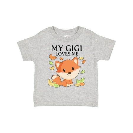 

Inktastic My Gigi Loves Me- Little Fox Gift Toddler Boy or Toddler Girl T-Shirt