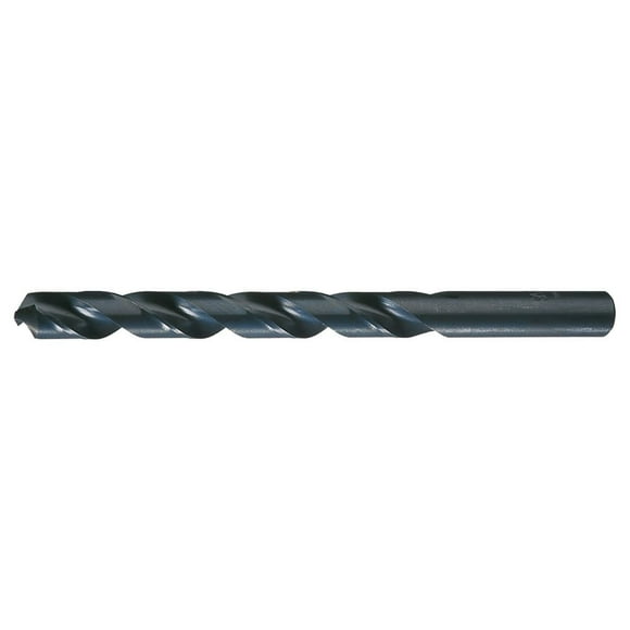 Cle-Line C22747 Perceuse Longueur Usage Général, Acier Haute Vitesse, Finition Oxyde de Vapeur, Tige Droite, Pointe Radiale 118 Degrés, Taille Lettre W Diamètre de Perceuse (Lot de 6)