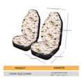 thumbnail image 5 of Xoenoiee Dachshund Floral Blossoms Print Automotive Seat Protectors Universal Fit Front Auto Seat Covers Fits Most Cars SUV and Truck, Car Front Seat Covers, 5 of 6