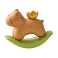 thumbnail image 2 of Figura de caballo mecedor, adorno de escritorio, estatua decorativa coleccionable y creativa. Marrón, 2 of 9
