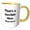 Yellow/White, variant on 3drose, Image of That’s a Horrible Idea What Time Quote, 11oz Two-tone Blue Mug