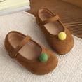 thumbnail image 5 of DeHolifer Mary Janes Shoes for Girls Round Toe Cute Strap Ballet Comfy Walking Casual Dressy Shoes, 5 of 6