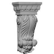 Ekena Millwork 5"W x 2 5/8"D x 9 3/4"H Colton Leaf Corbel