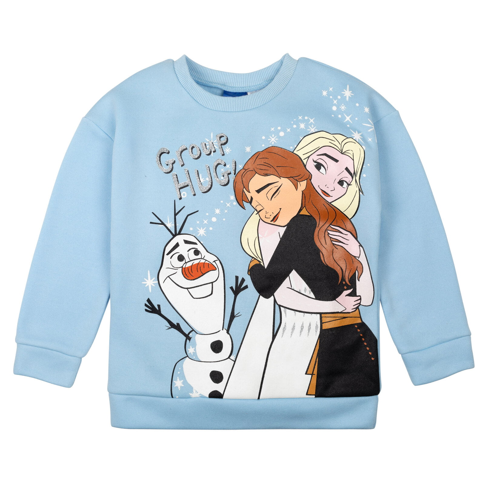 Disney Frozen Elsa Big Girls Long Sleeve Fleece Peplum T-Shirt Leggings Set  Blue 8