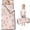Princess and Swan Pink Pattern, variant on Princess and Knight Pink Pattern Teens Toddler Nap Mat with Pillow, Sleeping Mat Bag for Preschool Daycare 59"x22"