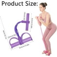 thumbnail image 4 of Multifunctional Tension Cor, Stirrup Puller for Exercise for Women, 4 Tube Pedal Resistance Bands, Home 6-Tube Elastic Yoga Pedal Puller for Stretching Training, 4 of 7