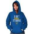 thumbnail image 3 of US Navy Strong Mom Anchor Logo Hoodie Sweatshirt Women Brisco Brands M, 3 of 6