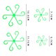 thumbnail image 3 of 4pc Fixing Clip Climbing Support Frame Flower Folding Frame, 3 of 5