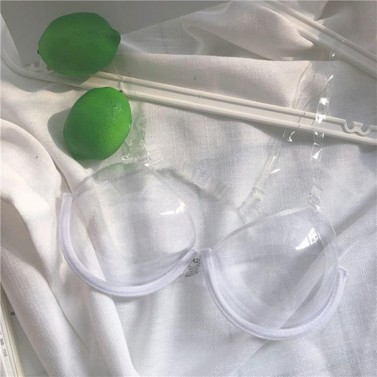 Transparent Clear Bra Invisible Strap Plastic Bra Disposable