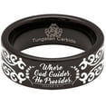 thumbnail image 5 of Bible Verse Isaiah 58:11 Tungsten Carbide Ring, 5 of 9