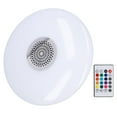 thumbnail image 2 of Lámpara de techo con altavoz musical inteligente, 24 W, E27, RGB, que cambia de color, con control remoto, 85-265 V, 2 of 15