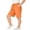 Orange, variant on WPPGONE Plus Size Shorts for Women Summer Wide Leg Loose Fit Straight Elastic Waisted Drawstring Bottoms Comfortable Sports Gym Athletic Shorts with Pockets