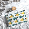 thumbnail image 5 of Pofeuu Funny Boats Print Polyester Microfiber Plush Pillowcases, Super Soft and Cozy Pillow Case Covers with Envelop Closure（Pillow core not included）-16"x24", 5 of 6